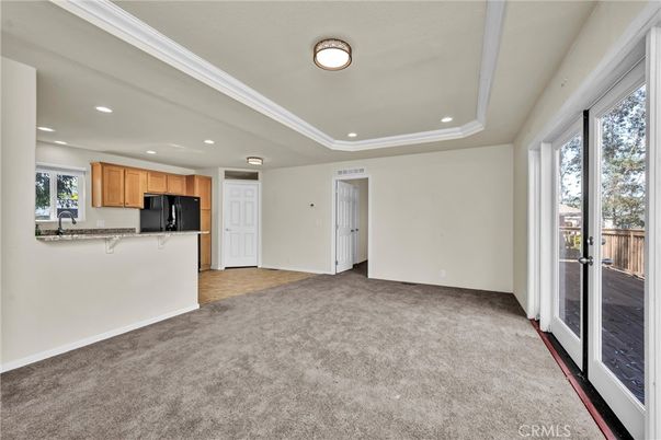 Empty room, Interior, Kitchen, Recessed Lighting