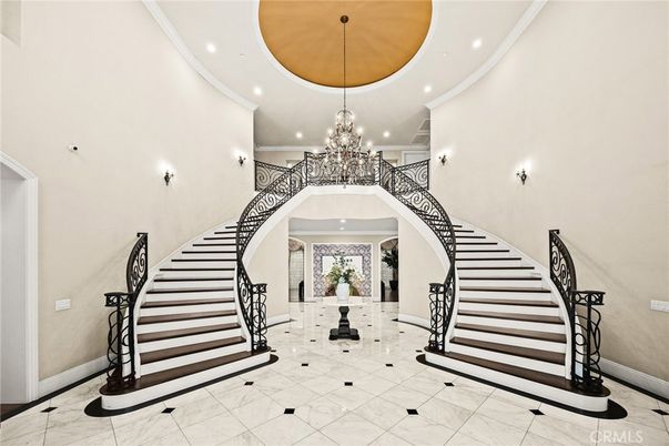 Chandelier, Interior, Recessed Lighting