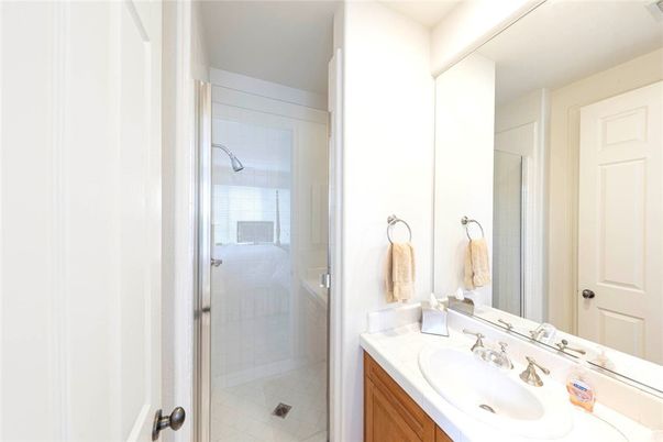 Bathroom, Glass Shower, Interior, Tile Countertops