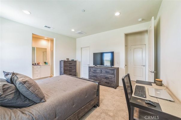 Bedroom, Interior, Recessed Lighting