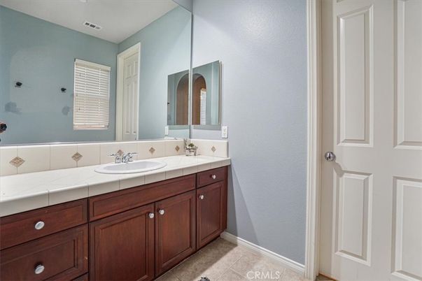 Bathroom, Dual Sink Vanities, Interior, Tile Countertops