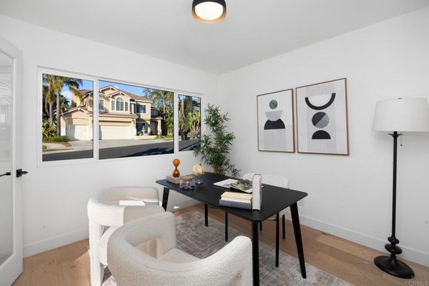 Home Office, Interior, Wood Texture Flooring