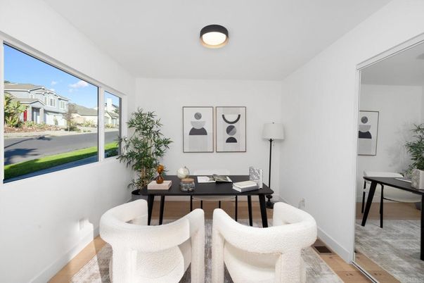 Home Office, Interior, Wood Texture Flooring