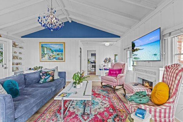 Chandelier, Fireplace, Interior, Living room, Pendant Lights, Wood Texture Flooring