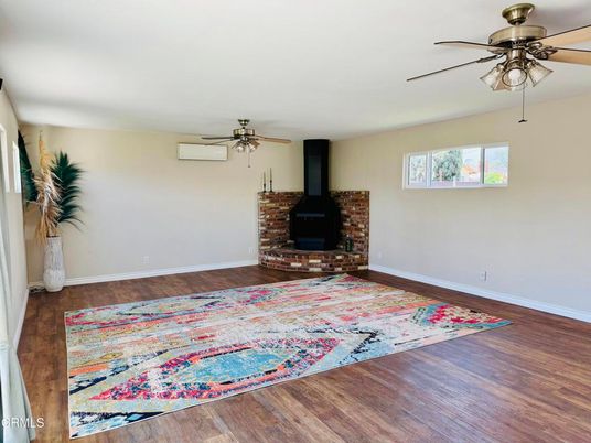 Fireplace, Interior, Stone Walls, Wood Texture Flooring