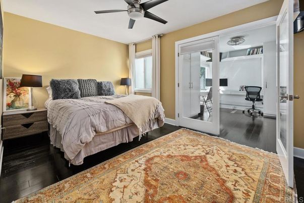 Bedroom, Home Office, Interior, Wood Texture Flooring