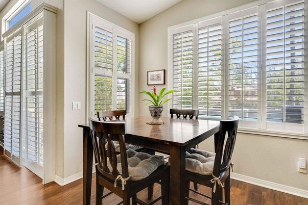 Dining room, Interior, Wood Texture Flooring