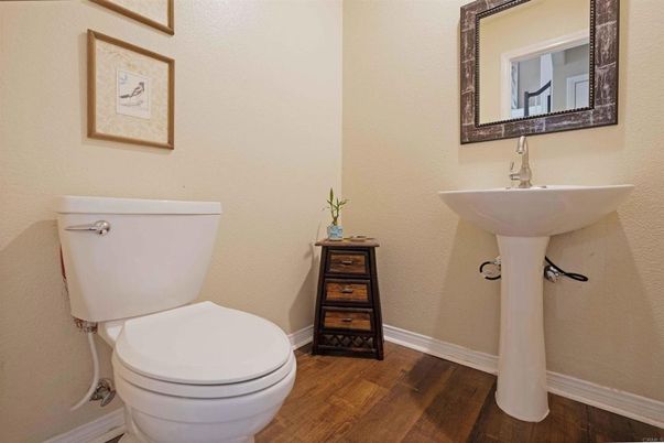 Bathroom, Interior, Wood Texture Flooring