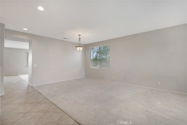 Empty room, Interior, Pendant Lights, Recessed Lighting