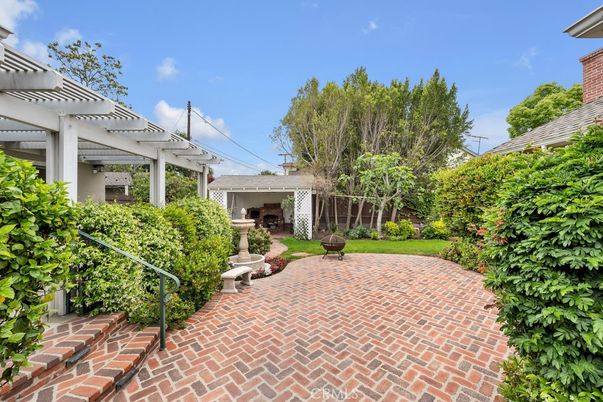 Backyard, Exterior, Fireplace