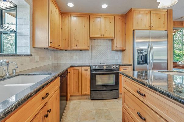 Interior, Kitchen, Recessed Lighting, Stainless Steel Appliances