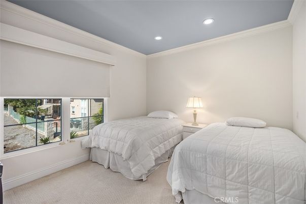 Bedroom, Interior, Recessed Lighting