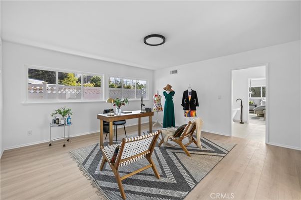 Home Office, Interior, Wood Texture Flooring