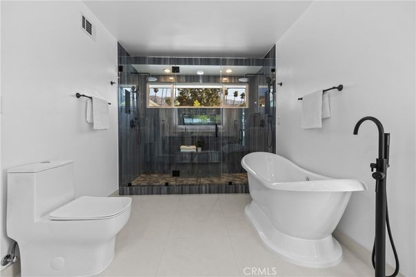 Bathroom, Free Standing Baths, Glass Shower, Interior