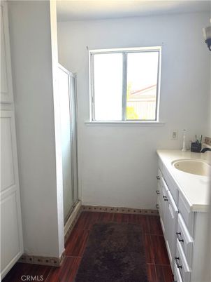 Bathroom, Dual Sink Vanities, Interior, Wood Texture Flooring