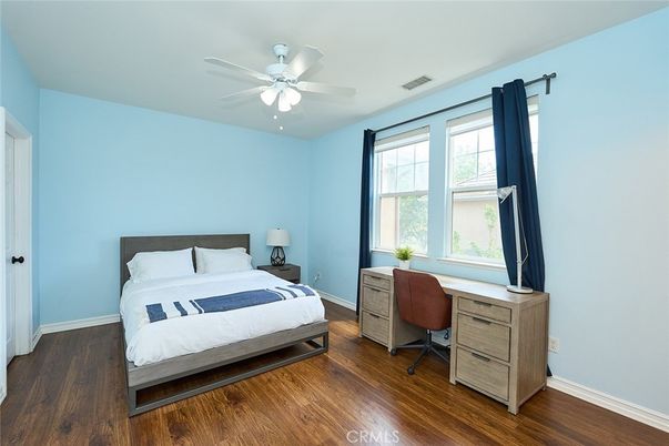 Bedroom, Home Office, Interior, Wood Texture Flooring