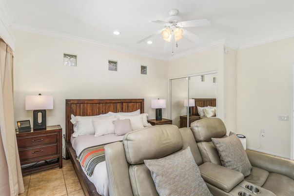 Bedroom, Interior, Recessed Lighting