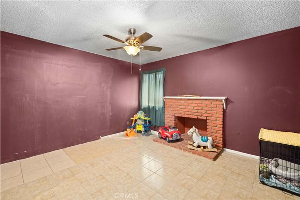 Empty room, Fireplace, Interior