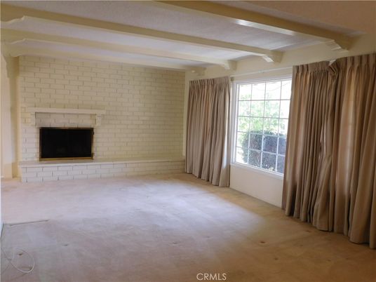 Empty room, Fireplace, Interior, Stone Walls