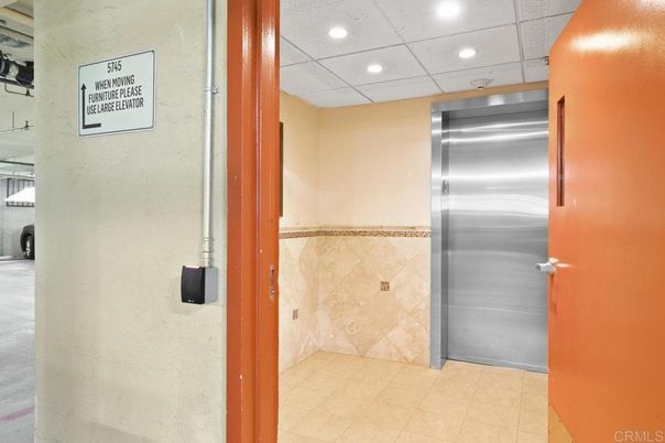 Elevator, Interior, Recessed Lighting