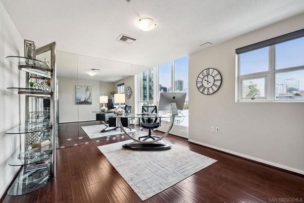 Home Office, Interior, Wood Texture Flooring