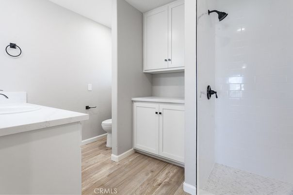 Bathroom, Interior, Wood Texture Flooring
