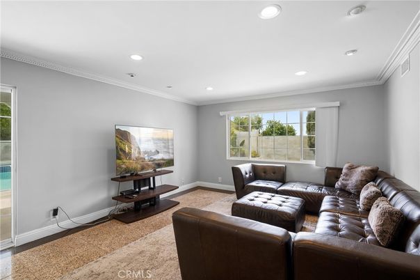 Interior, Living room, Recessed Lighting
