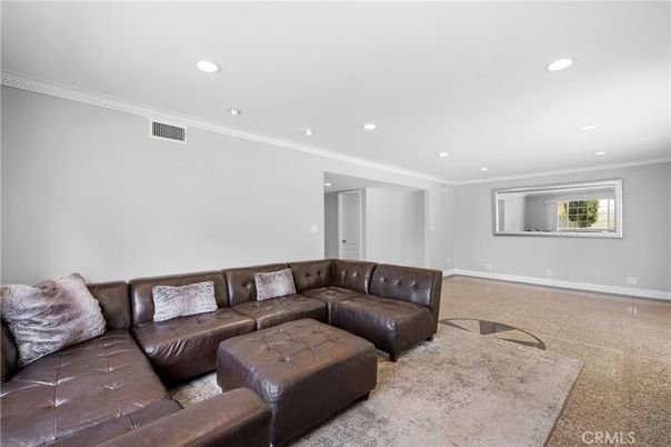 Interior, Living room, Recessed Lighting