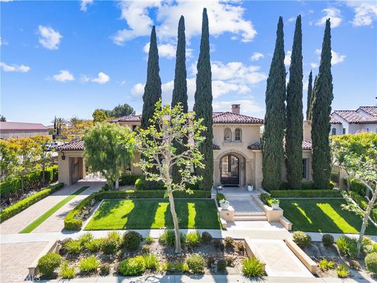 Backyard, Exterior, Facade, Mediterranean