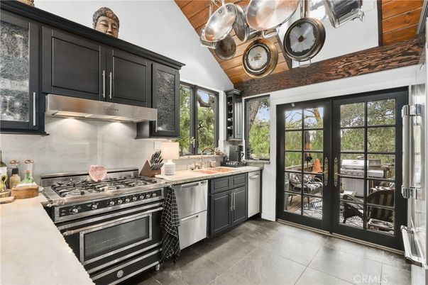 Interior, Kitchen, Stainless Steel Appliances, Wooden Ceilings