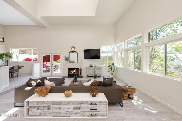 Dining room, Fireplace, Interior, Living room, Wood Texture Flooring