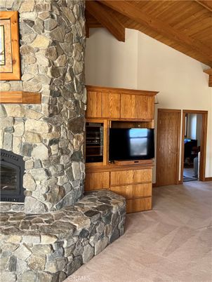 Fireplace, Interior, Stone Walls, Wooden Beams, Wooden Ceilings