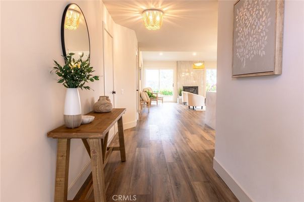 Fireplace, Interior, Wood Texture Flooring