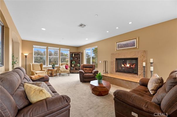 Fireplace, Interior, Living room, Recessed Lighting