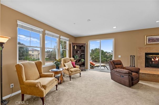 Fireplace, Interior, Living room, Recessed Lighting