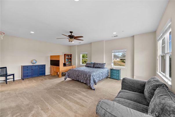 Bedroom, Interior, Recessed Lighting