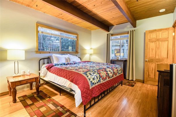 Bedroom, Interior, Wooden Beams, Wooden Ceilings, Wood Texture Flooring