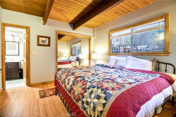 Bedroom, Interior, Wooden Beams, Wooden Ceilings, Wood Texture Flooring