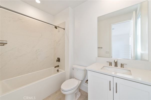Bathroom, Interior, Marble Walls, Recessed Lighting