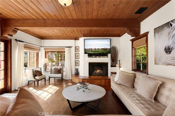Fireplace, Interior, Living room, Wooden Beams, Wooden Ceilings, Wood Texture Flooring