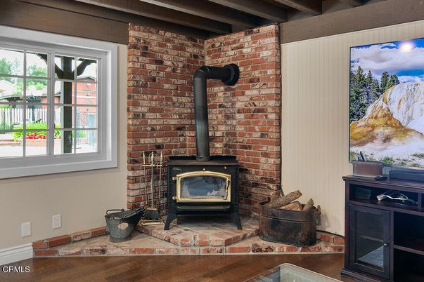 Fireplace, Interior, Stone Walls