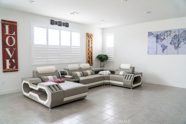 Interior, Living room, Recessed Lighting