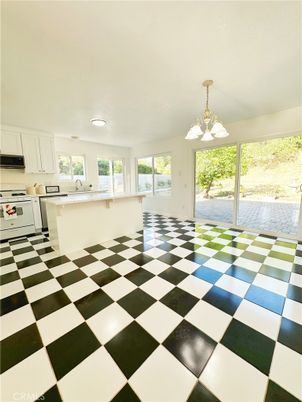 Chandelier, Interior, Kitchen, Recessed Lighting