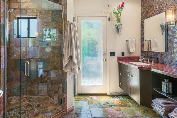 Bathroom, Glass Shower, Interior