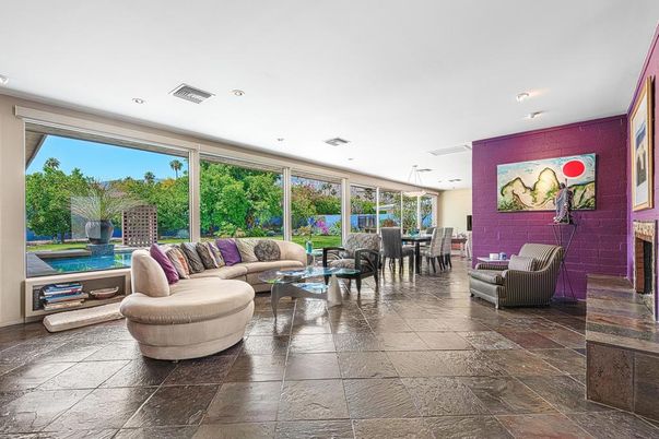 Dining room, Fireplace, Interior, Living room, Pendant Lights, Recessed Lighting