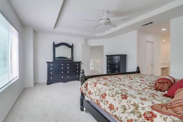Bedroom, Interior, Recessed Lighting