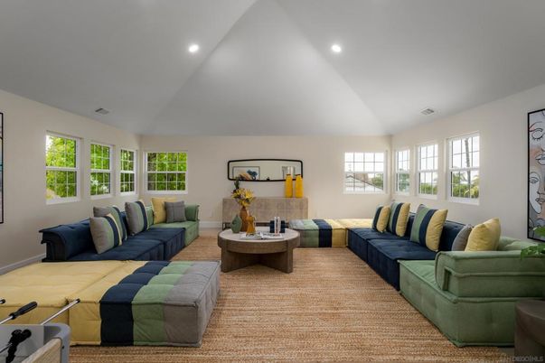 Interior, Living room, Recessed Lighting