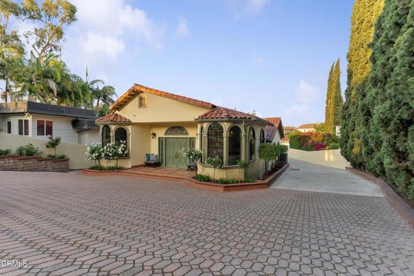 Backyard, Exterior, Facade, Spanish Mediterranean