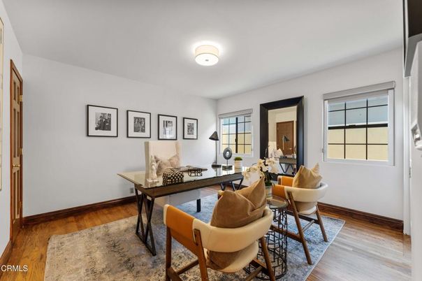 Home Office, Interior, Wood Texture Flooring