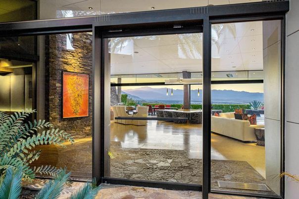 Interior, Living room, Stone Walls